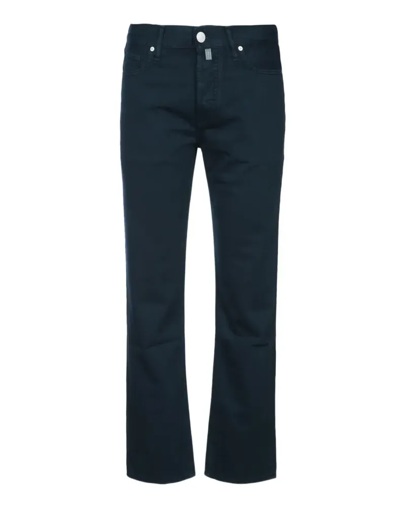 Jacob Cohën five-pocket belt-loop trousers - Blau Blau