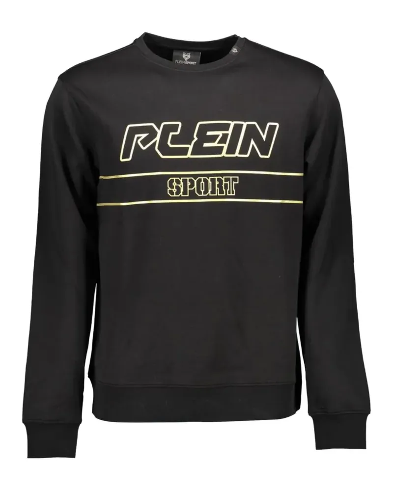 Philipp Plein logo-print crew-neck sweater - Schwarz Schwarz