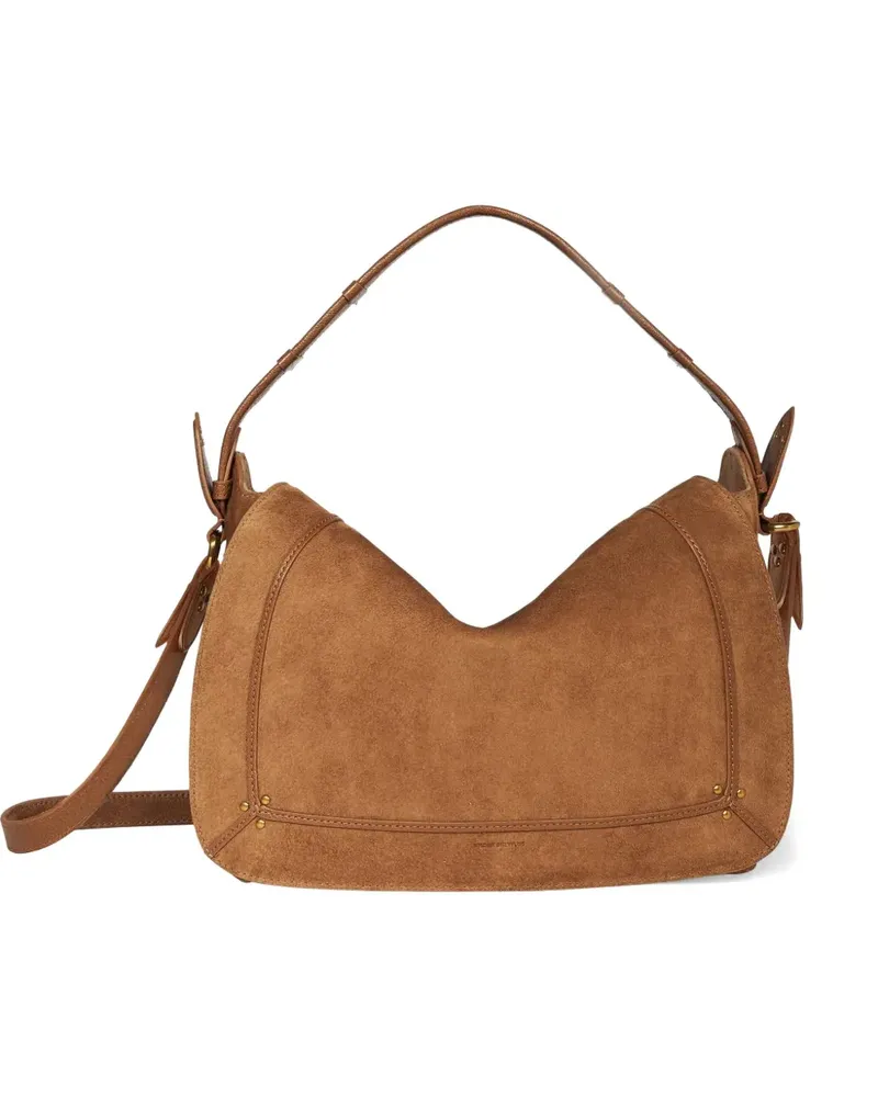 Jérôme Dreyfuss Große Pepito Schultertasche - Braun Braun