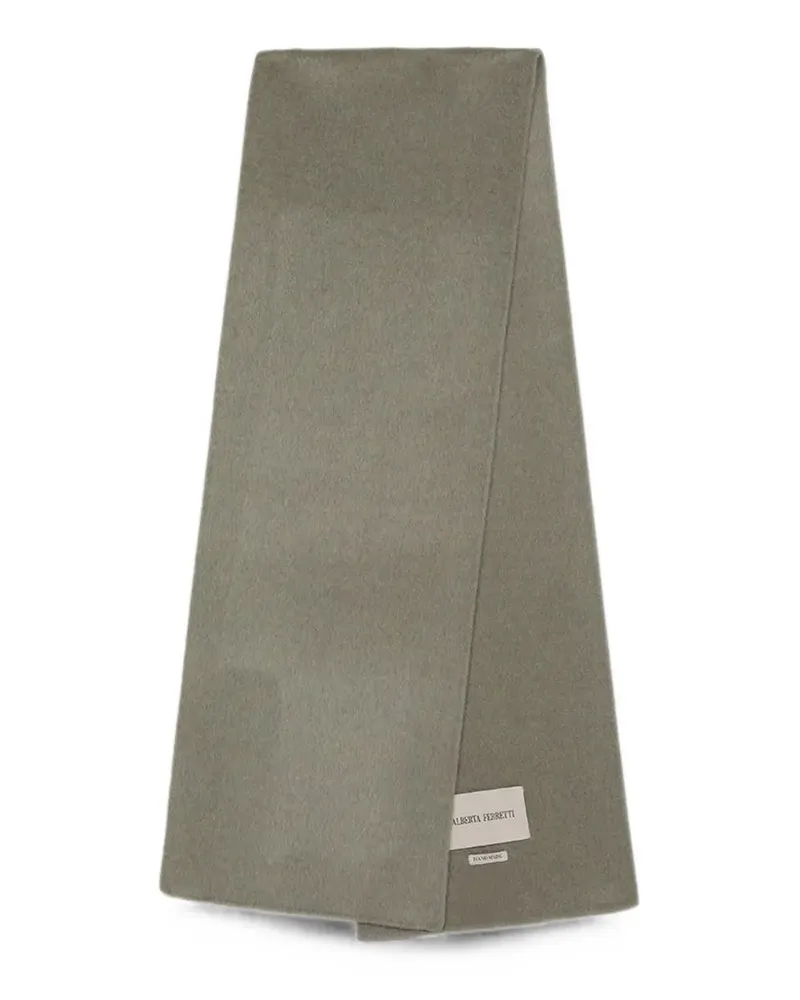 Alberta Ferretti brushed-finish scarf - Grün Grün