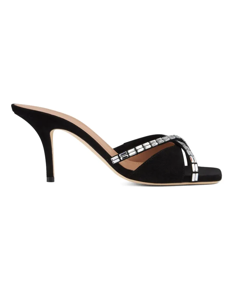 Malone Souliers Penn Sandalen mit Kristallen - Schwarz Schwarz