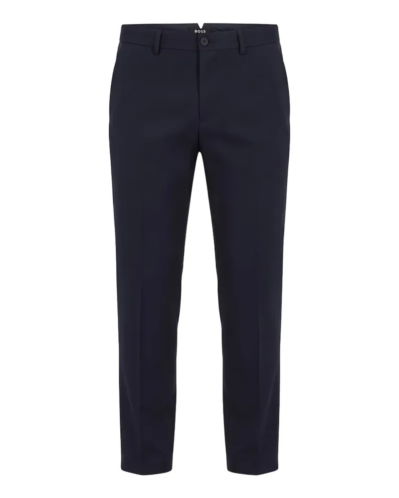 HUGO BOSS slim-fit cotton-blend pants - Blau Blau