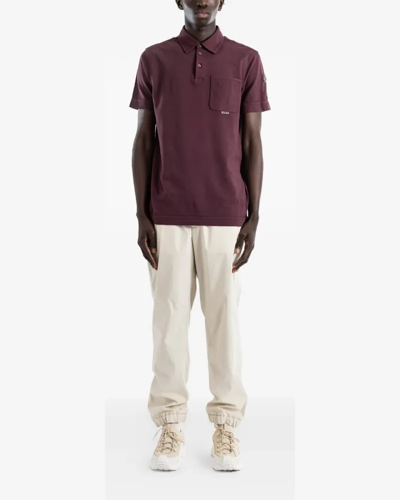 Moncler side-stripe track pants - Nude Nude