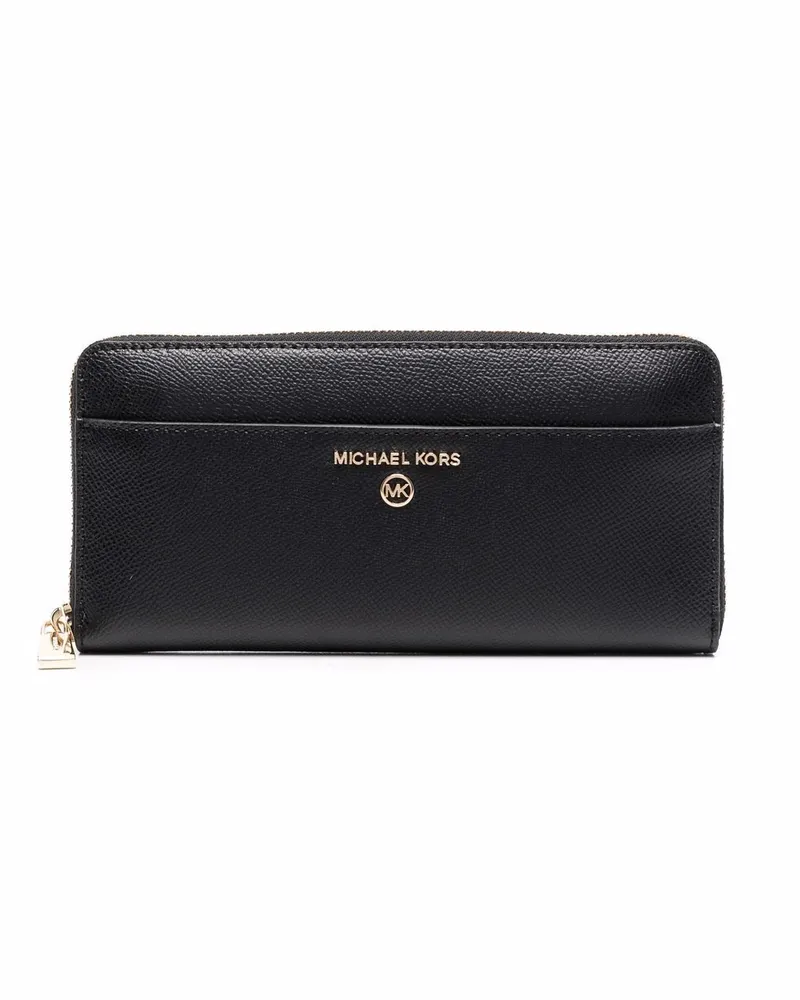 Michael Kors Portemonnaie mit Logo-Schild - Schwarz Schwarz