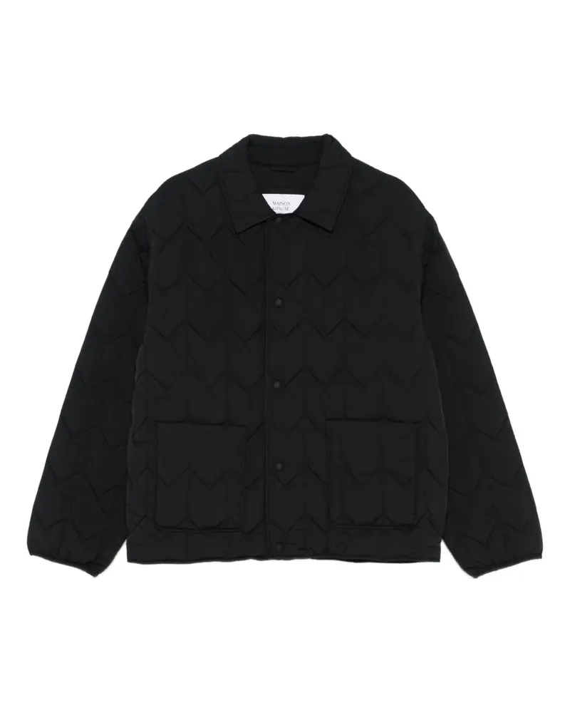 Kitsuné Gesteppte Jacke - Schwarz Schwarz