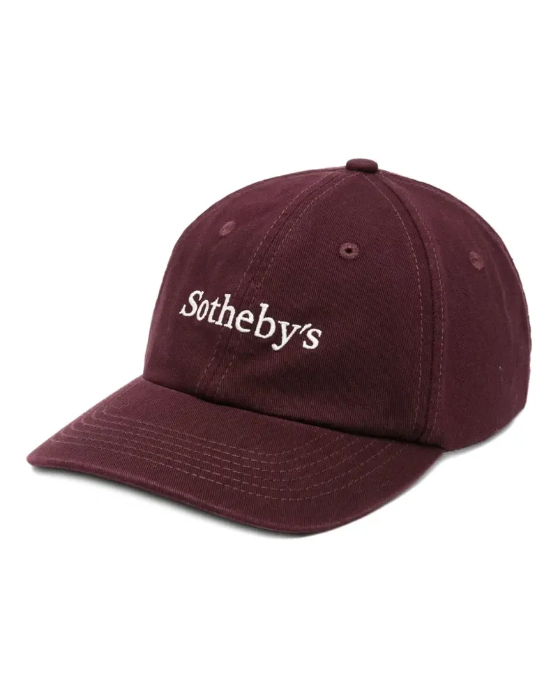 Frame Denim x Sotheby's Baseballkappe mit Stickerei - Rot Rot