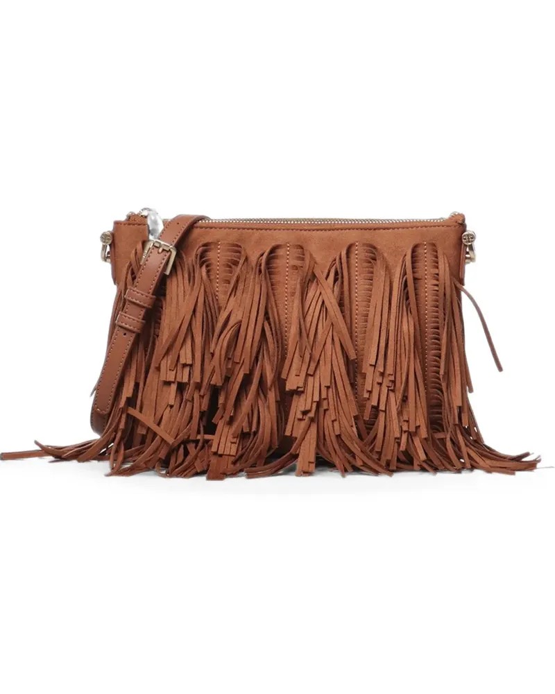 V°73 fringe-embellished cross body bag - Braun Braun