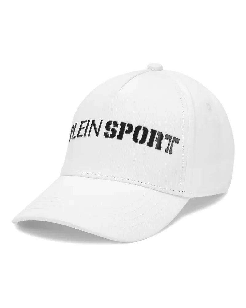 Philipp Plein Baseballkappe mit Prägung - Weiß Weiß