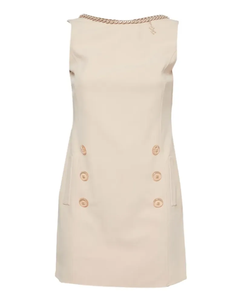 Elisabetta Franchi stretch crepe open-back dress - Orange Orange