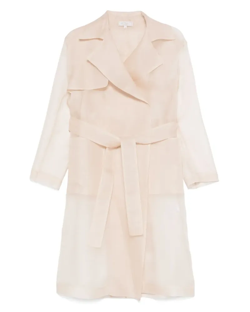Antonelli Firenze Trenchcoat aus Seide - Nude Nude