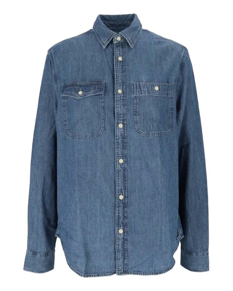 Barbour Dufton Hemd aus Chambray - Blau Blau