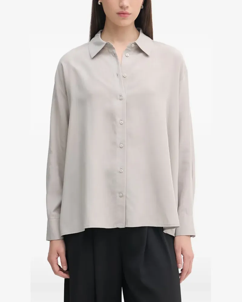 Sisley button-up long-sleeve shirt - Nude Nude