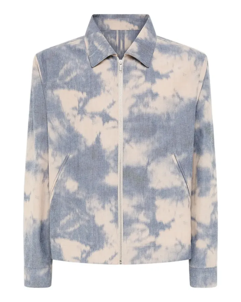 Laneus Jacke mit Batikmuster - Blau Blau