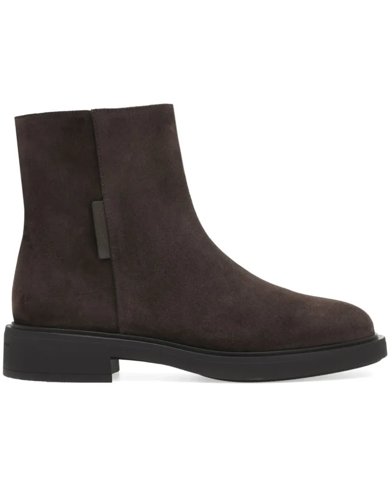 Gianvito Rossi Lexington Chelsea-Boots aus Wildleder Braun