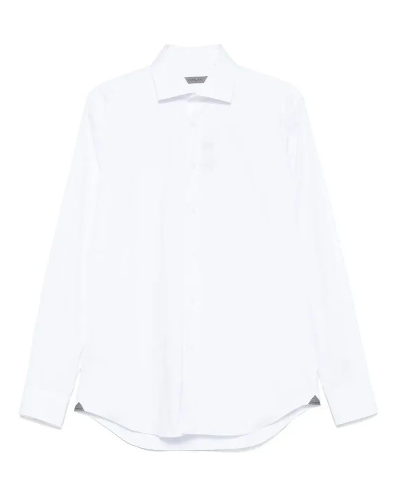 Corneliani Langärmeliges Hemd - Weiß Weiß