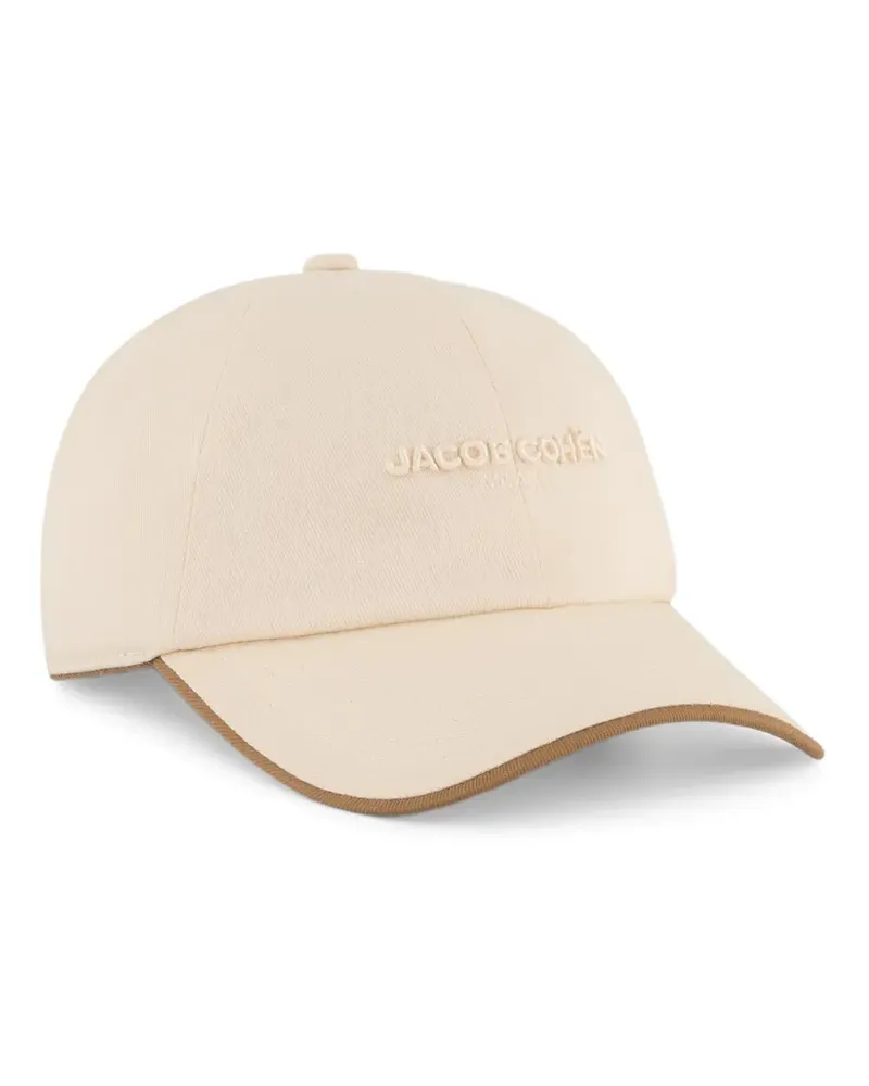 Jacob Cohën Mütze mit Logo - Nude Nude