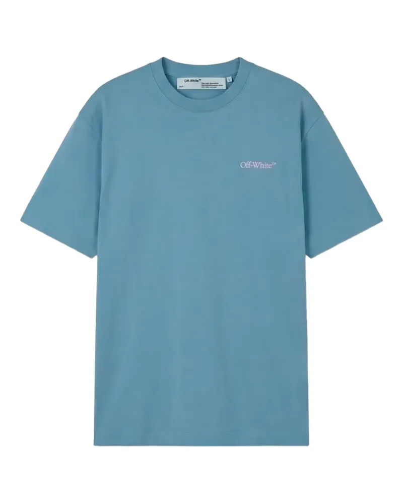 OFF-WHITE T-Shirt mit Arrows-Print - Blau Blau
