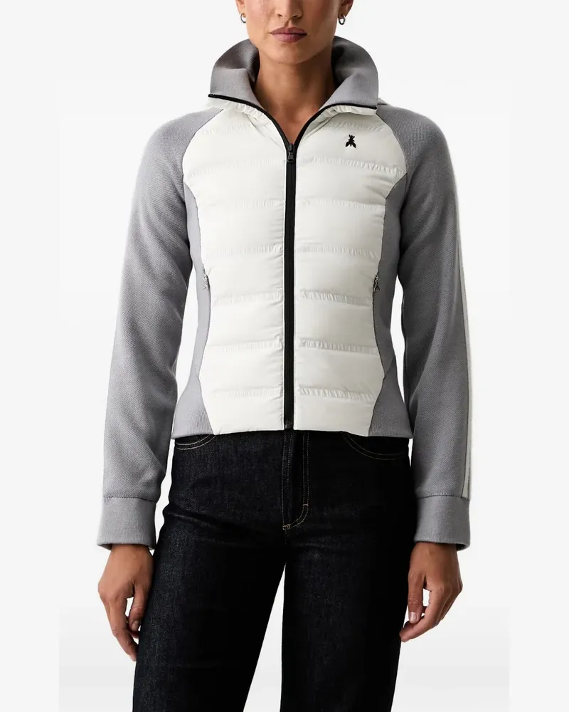 Patrizia Pepe quilted panelled jacket - Weiß Weiß