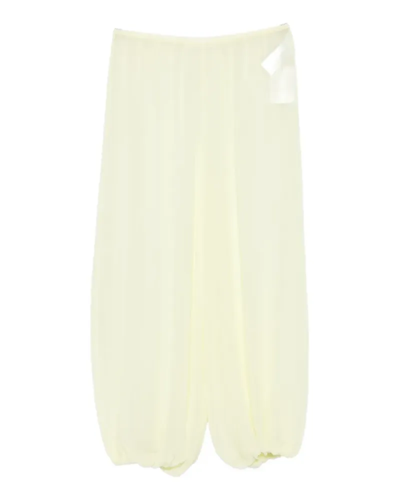 FRANKIE Shop Mio sheer balloon pants - Gelb Gelb