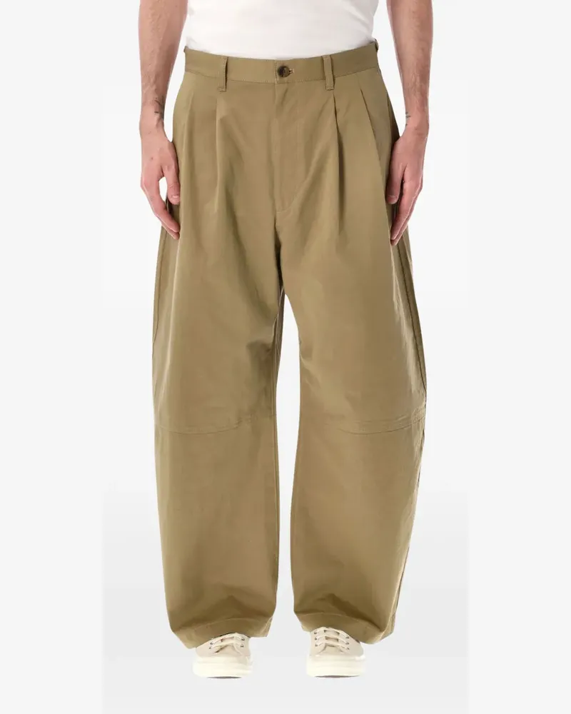 Comme des Garçons Bundfaltenhose mit Einsätzen - Nude Nude