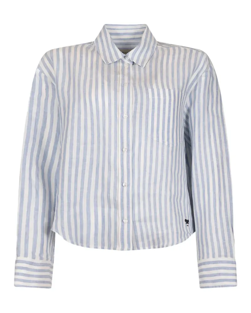 Max Mara Gestreiftes Hemd - Blau Blau