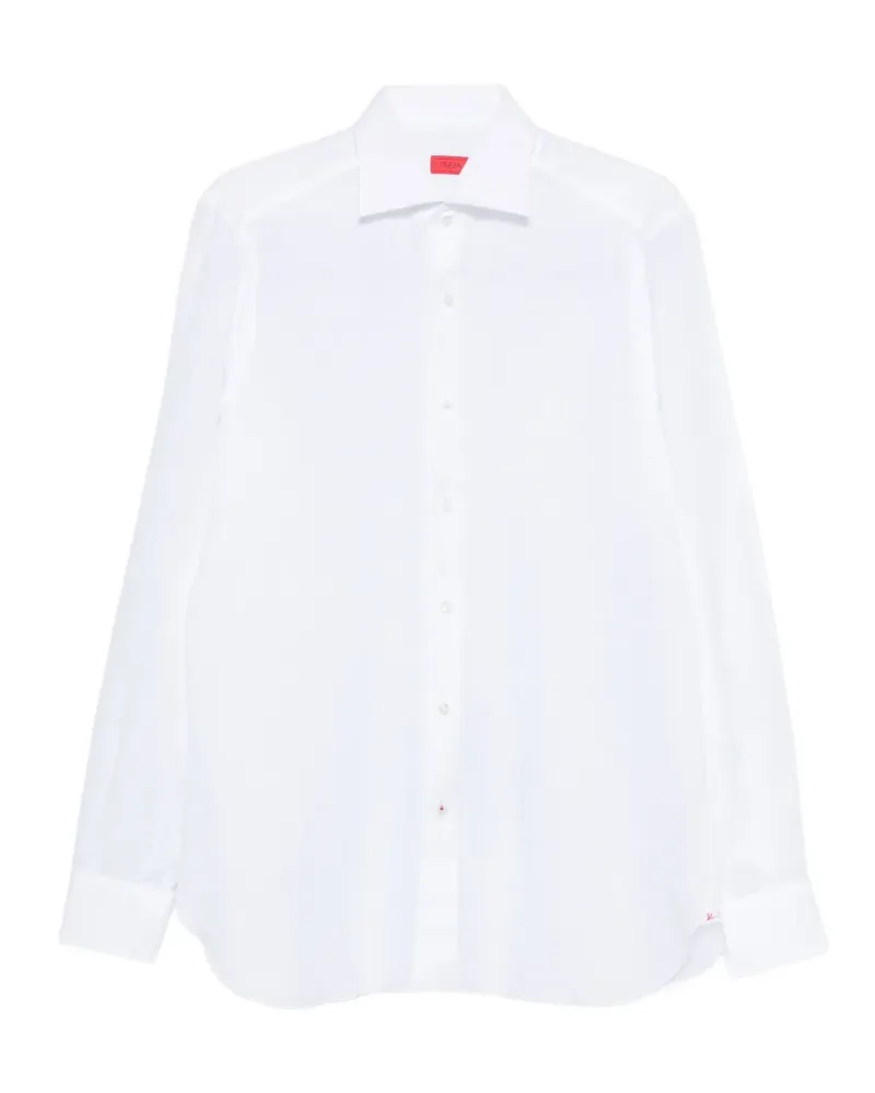 Isaia buttoned long-sleeve shirt - Weiß Weiß