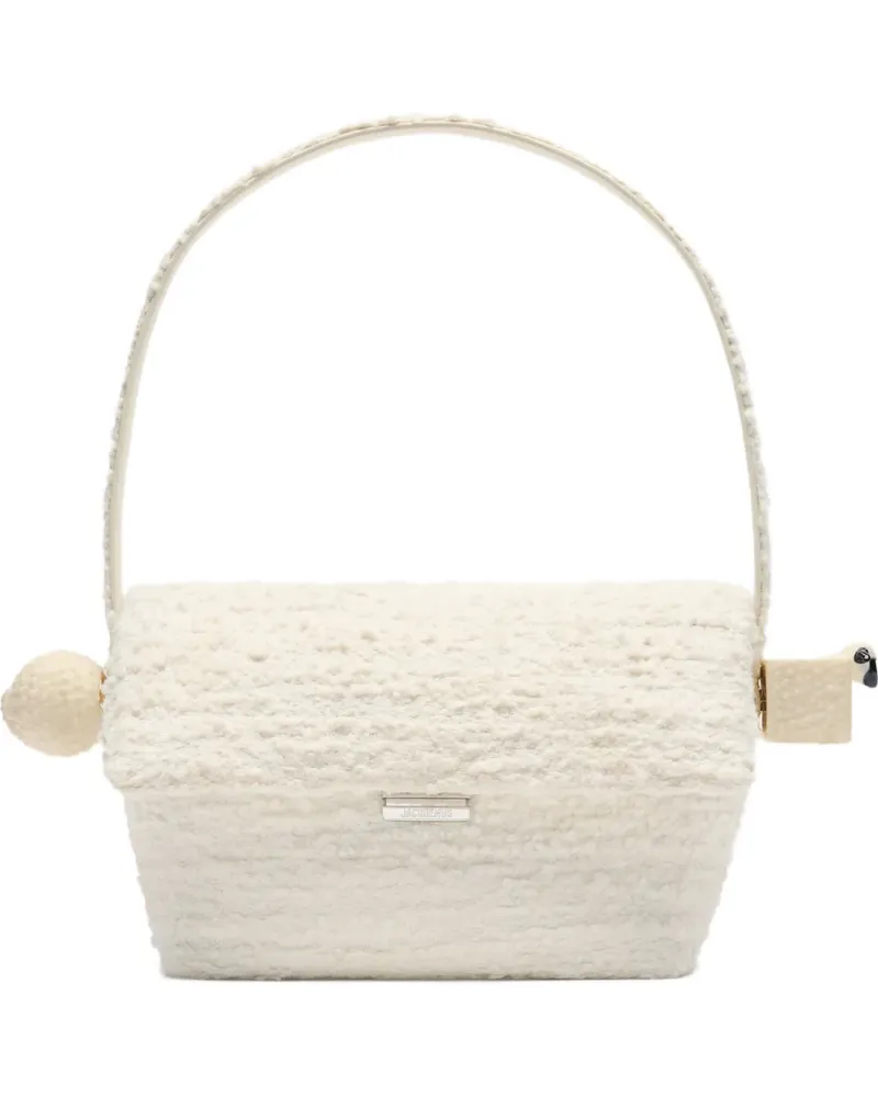 Jacquemus The Rond Carré Schultertasche - Weiß Weiß