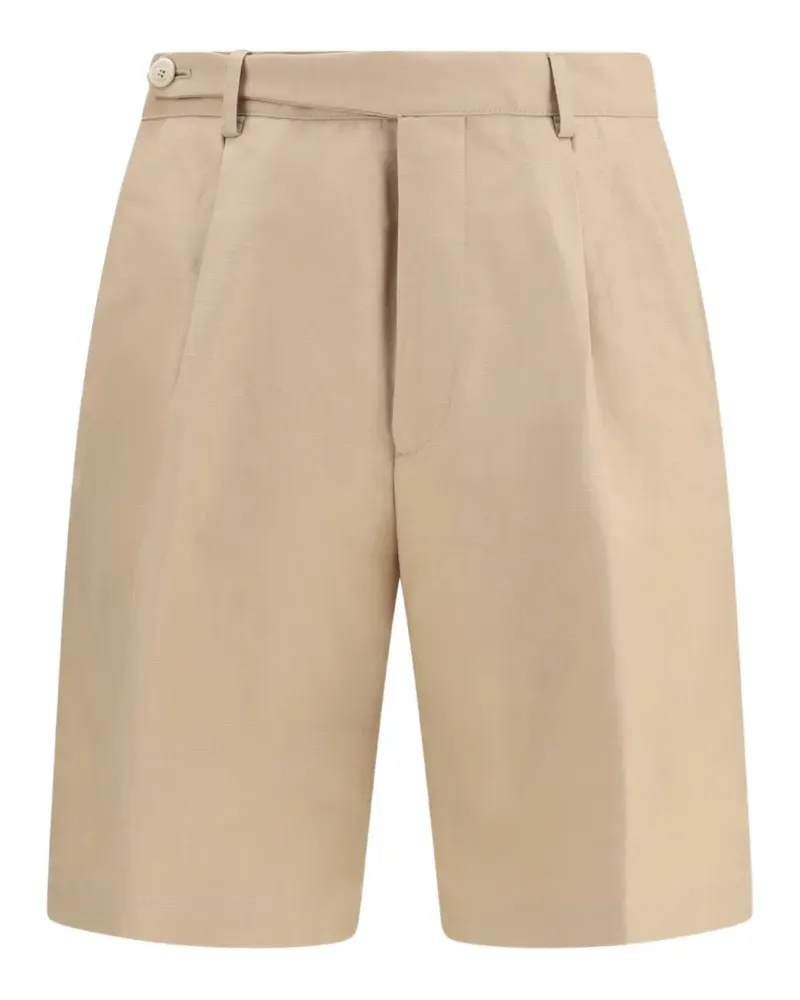 Brunello Cucinelli pleated bermuda shorts - Nude Nude