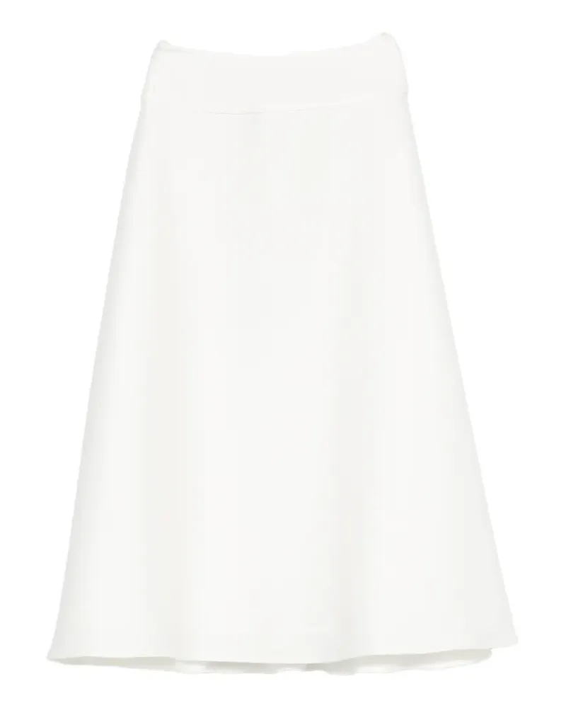 David Koma A-line midi skirt - Weiß Weiß
