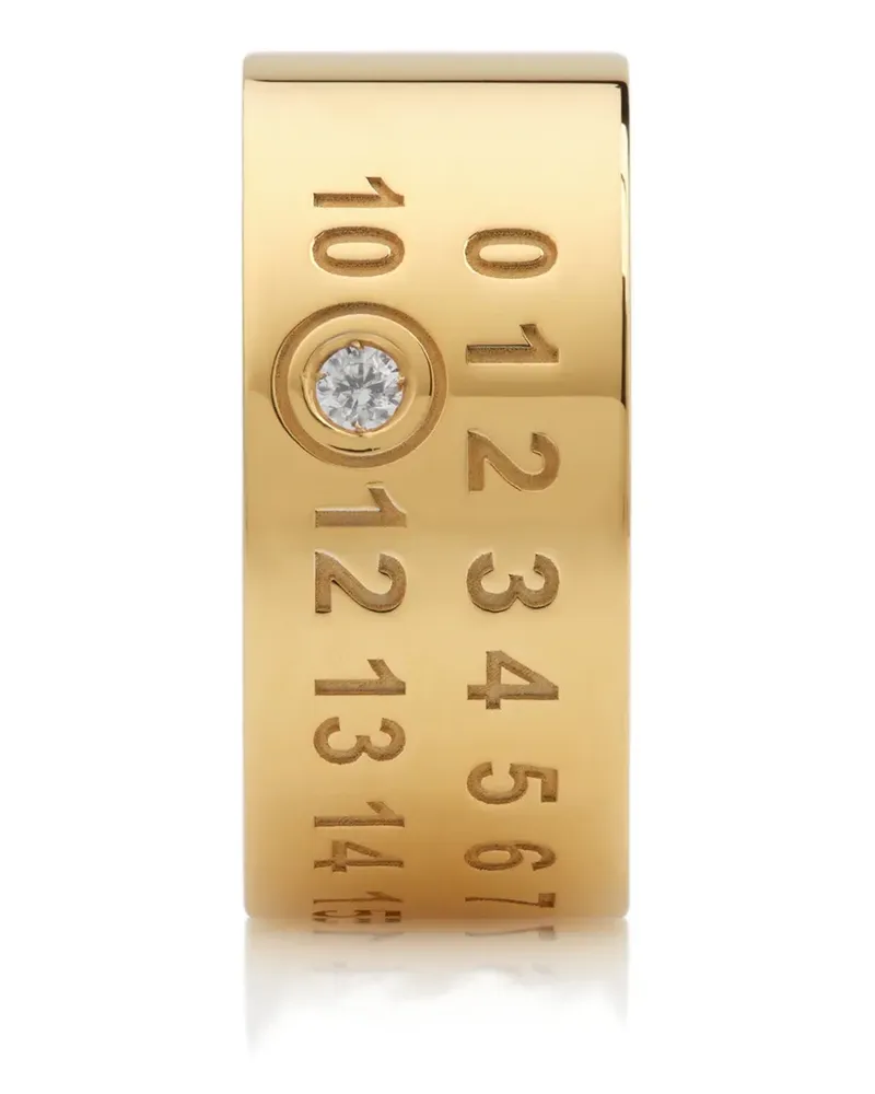 Maison Margiela Numerical diamond ring - Gold Gold