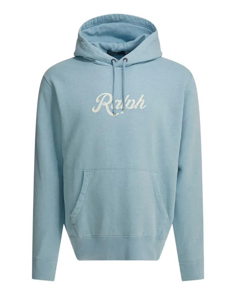 Ralph Lauren logo-print drawstring hoodie - Blau Blau
