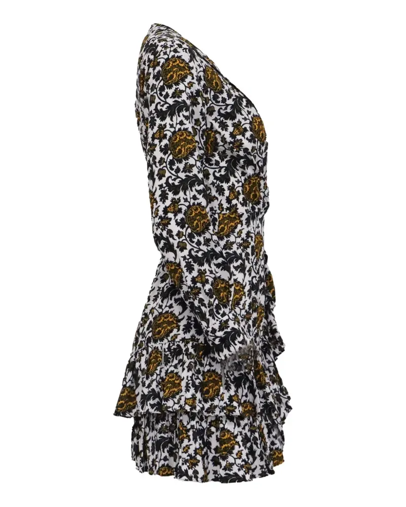 Sandro Dami Kleid mit Print - Weiß Weiß