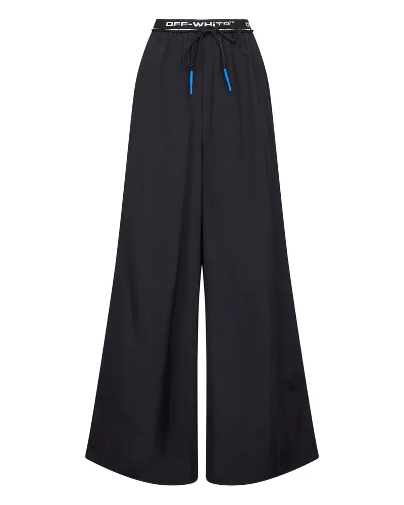 OFF-WHITE Hose mit Logo-Bund - Schwarz Schwarz
