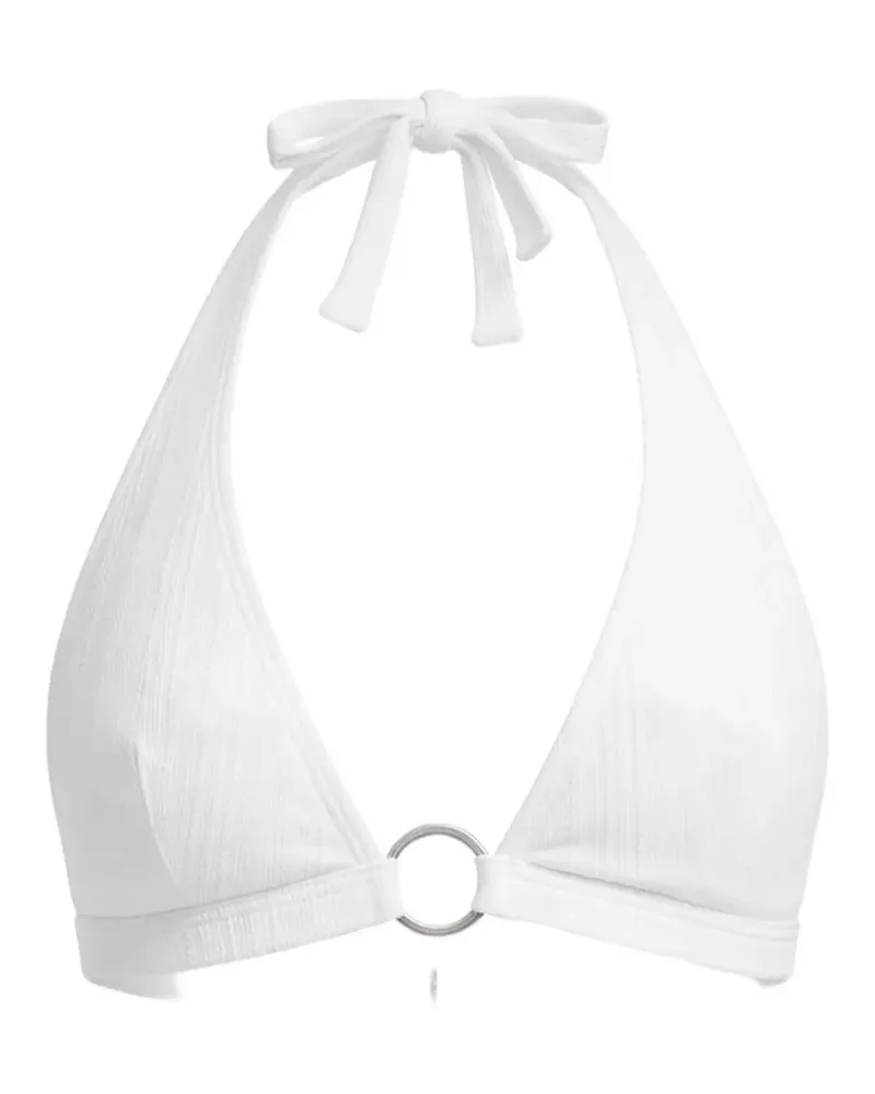 Michael Kors Bikinioberteil mit Ring - Weiß Weiß