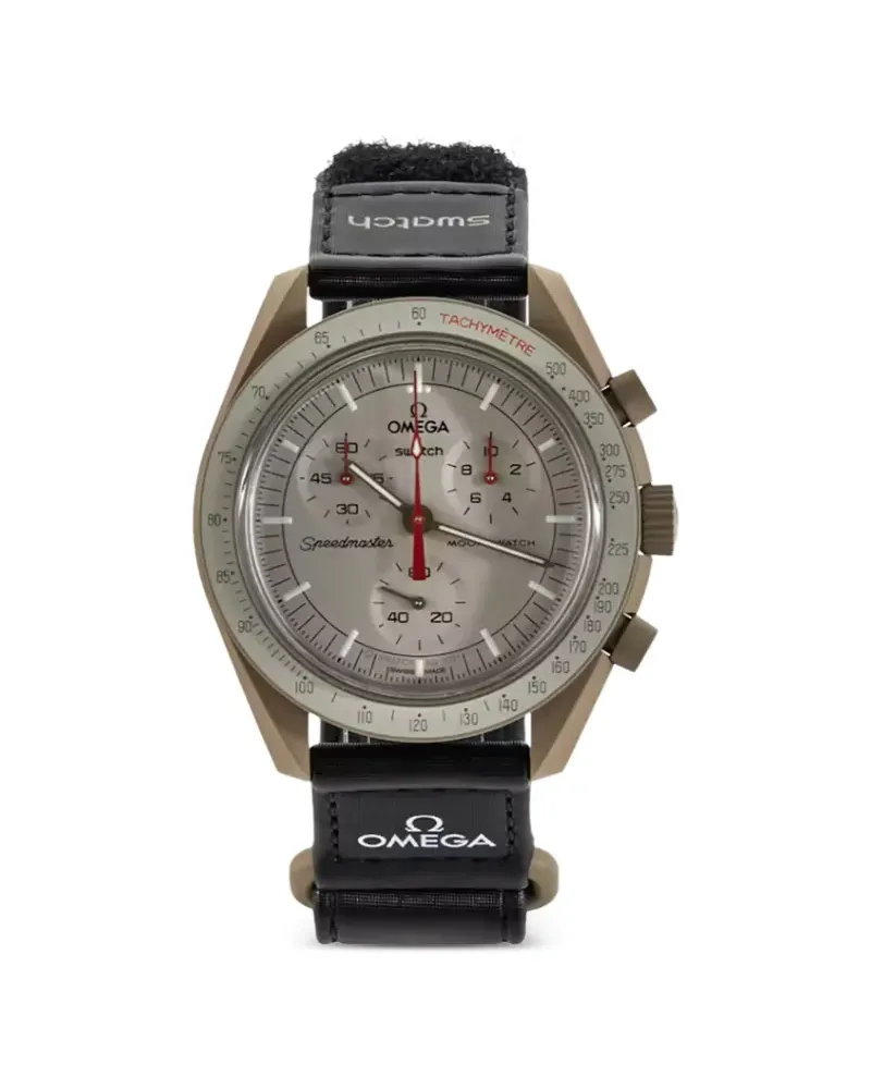 Omega x Swatch Moonswatch Armbanduhr 42mm - Grau Grau