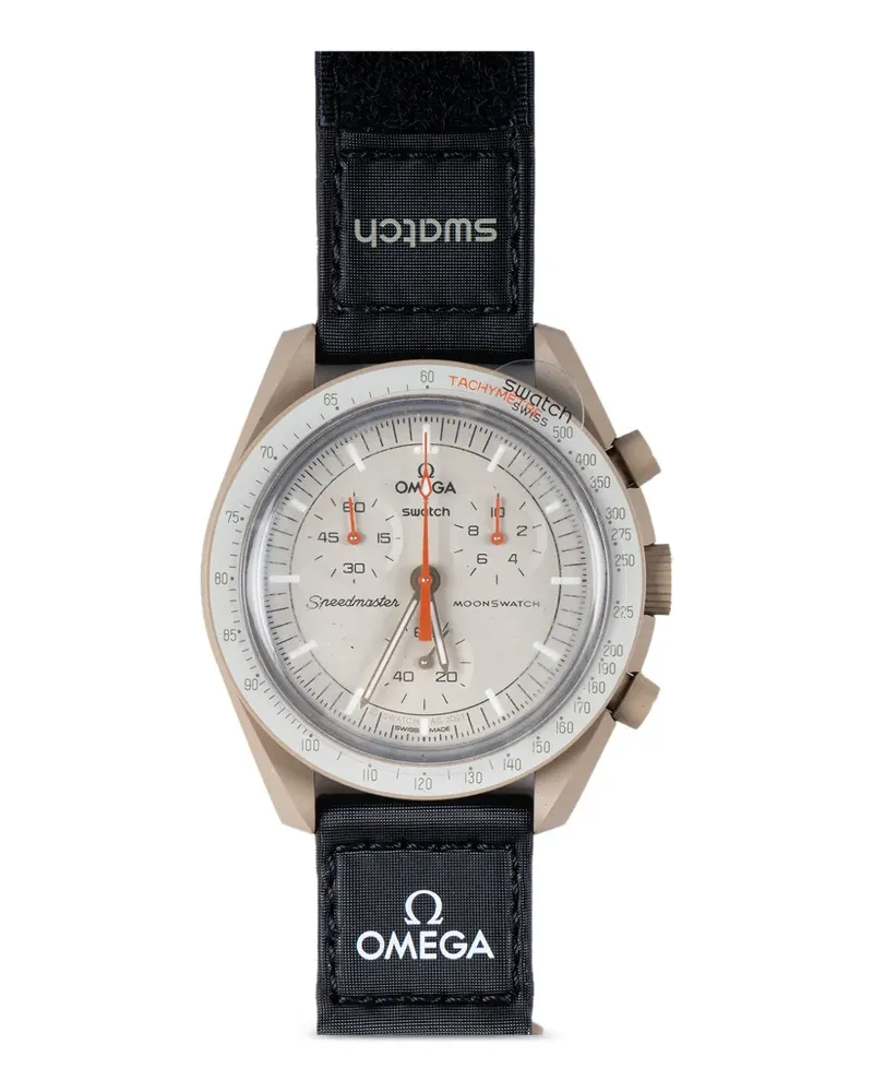 Swatch x  Moon Armbanduhr 42mm - Grau Grau
