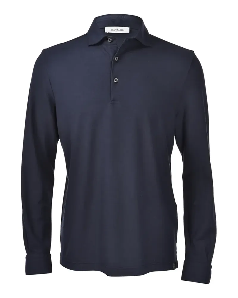 Gran Sasso buttoned polo shirt - Blau Blau