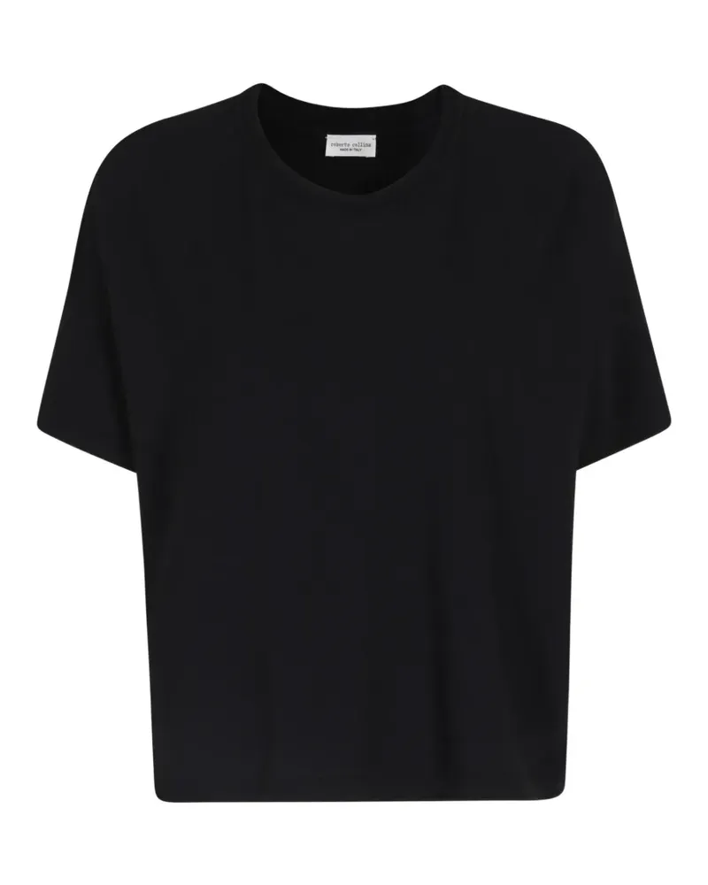 Roberto Collina crew neck short-sleeve T-shirt - Schwarz Schwarz