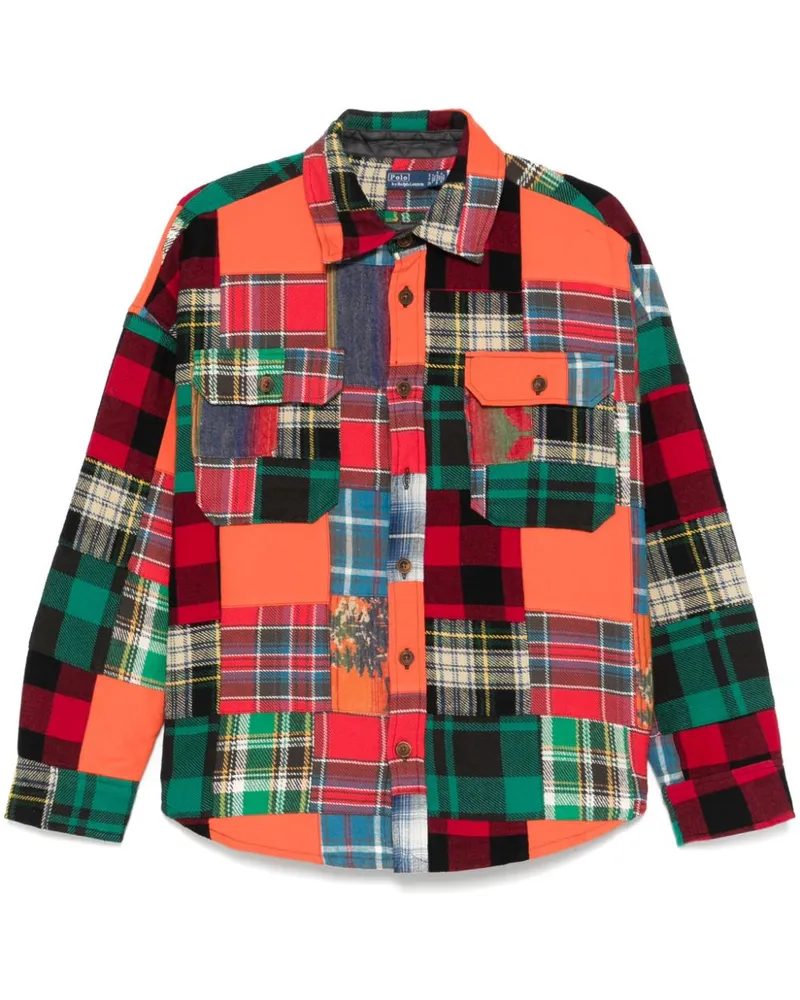 Ralph Lauren Hemd im Patchwork-Design - Rot Rot