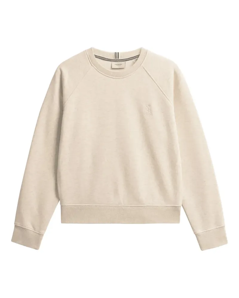 Pringle of Scotland Sweatshirt mit gebürstetem Rücken - Nude Nude