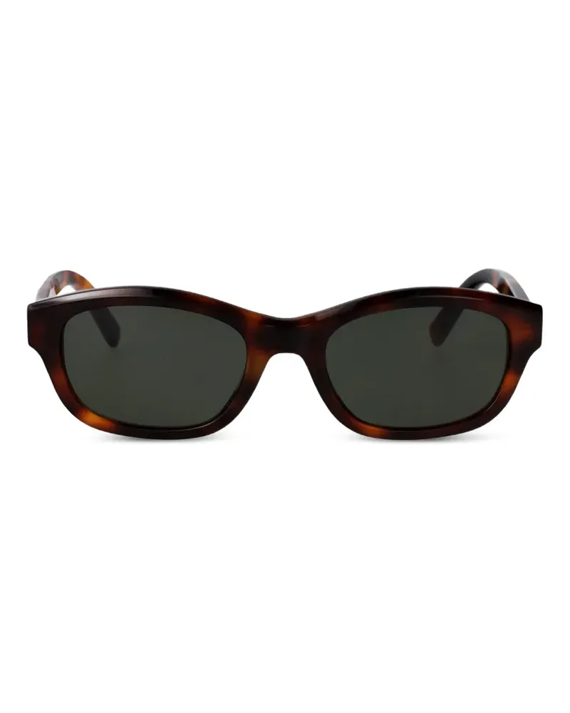 Saint Laurent rectangle-frame sunglasses - Braun Braun