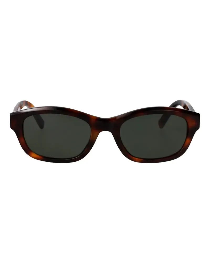 Saint Laurent rectangle-frame sunglasses - Braun Braun