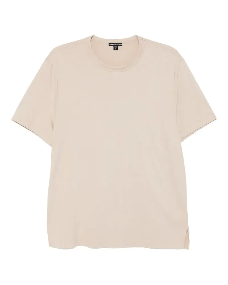 James Perse jersey crew-neck T-shirt - Nude Nude