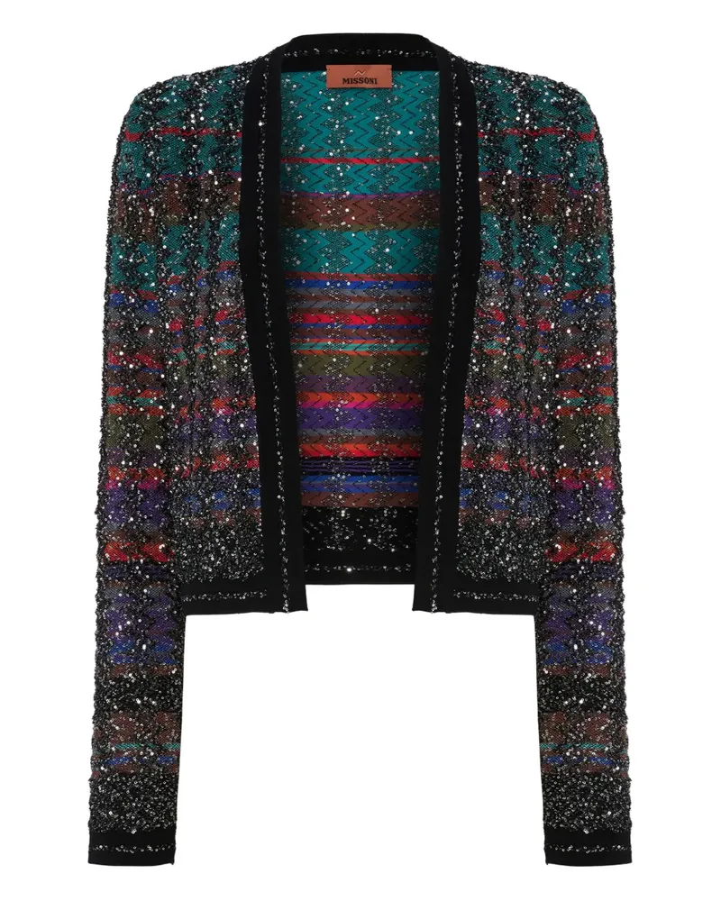 Missoni Cardigan mit Pailletten - Schwarz Schwarz