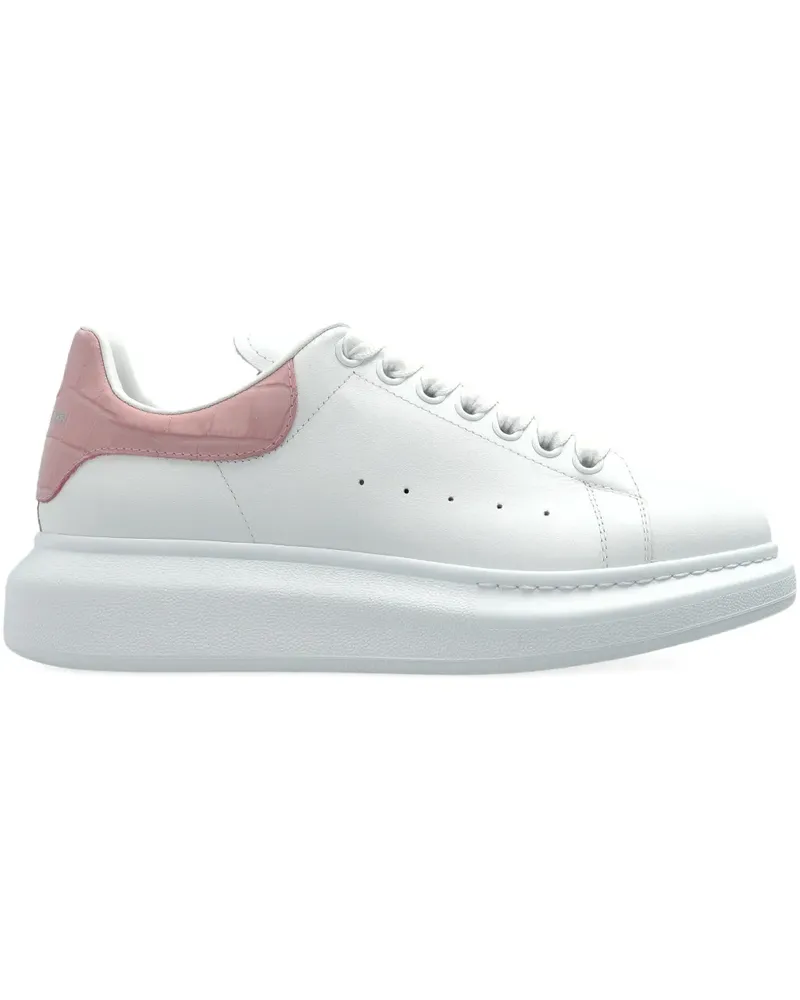 Alexander McQueen Sneakers mit Kroko-Optik - Weiß Weiß