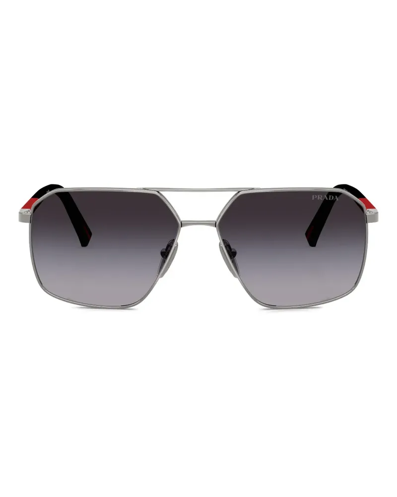 Prada Getönte Pilotenbrille - Grau Grau