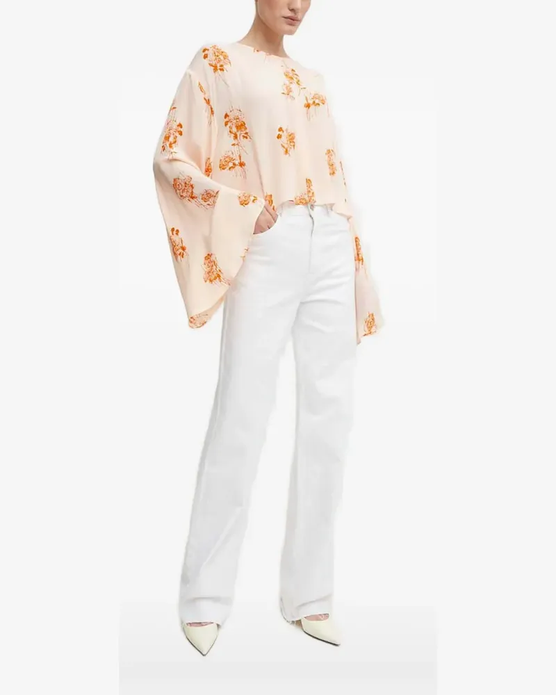 Day Birger et Mikkelsen Oberteil mit Blumenmuster - Orange Orange