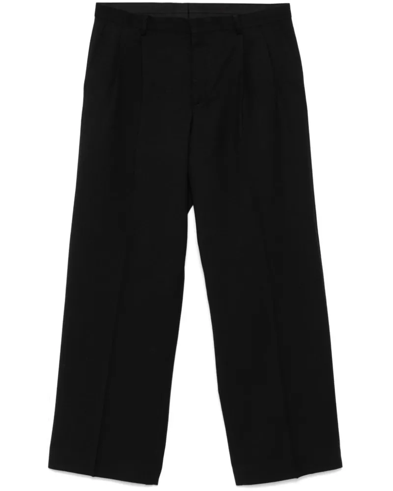 Sunflower Bundfaltenhose mit weitem Bein - Schwarz Schwarz