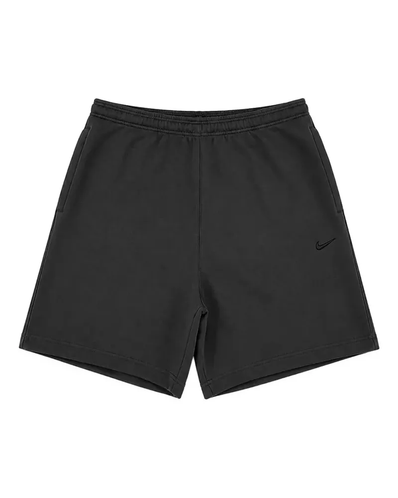 Nike Shorts mit Logo-Stickerei - Grau Grau