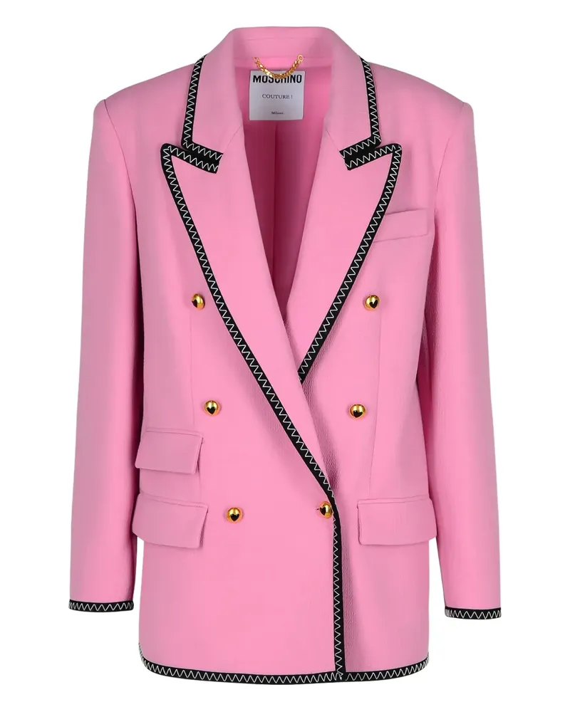 Moschino Doppelreihiges Sakko - Rosa Rosa